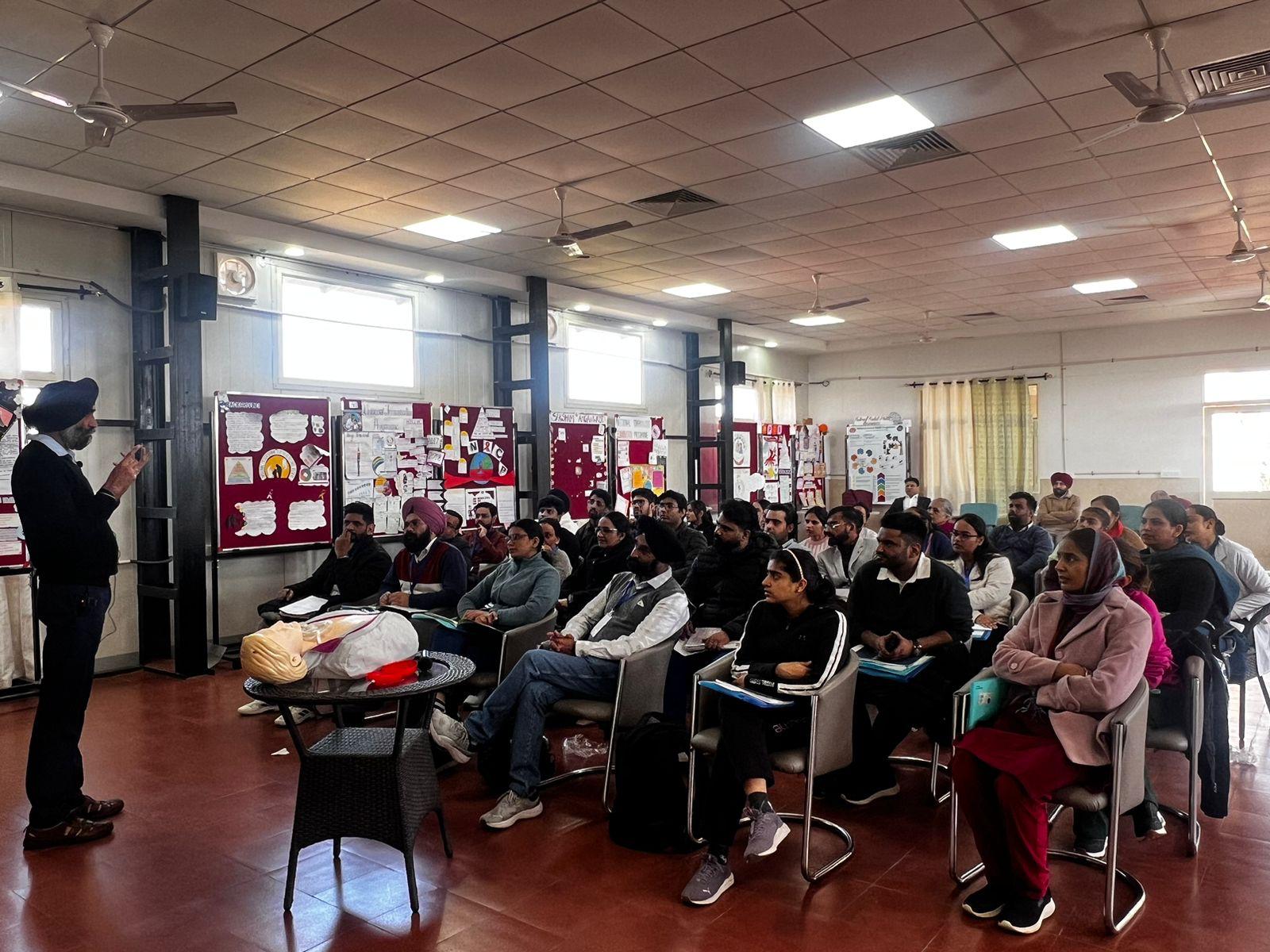 AHA - Accredited BLS and ACLS Course Successfully Conducted at Ambedkar Institute of Medical Sciences Mohali